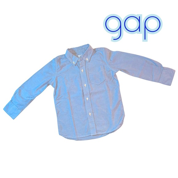GAP Kids Light Blue Button Down Shirt - Picture 1 of 1